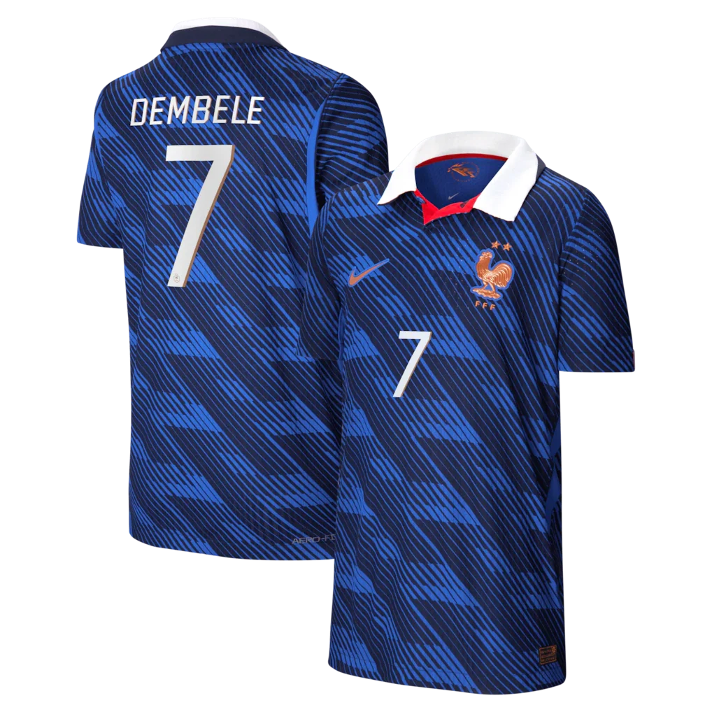 Ousmane Dembélé France National Team Youth 2026 Home Match - Blue