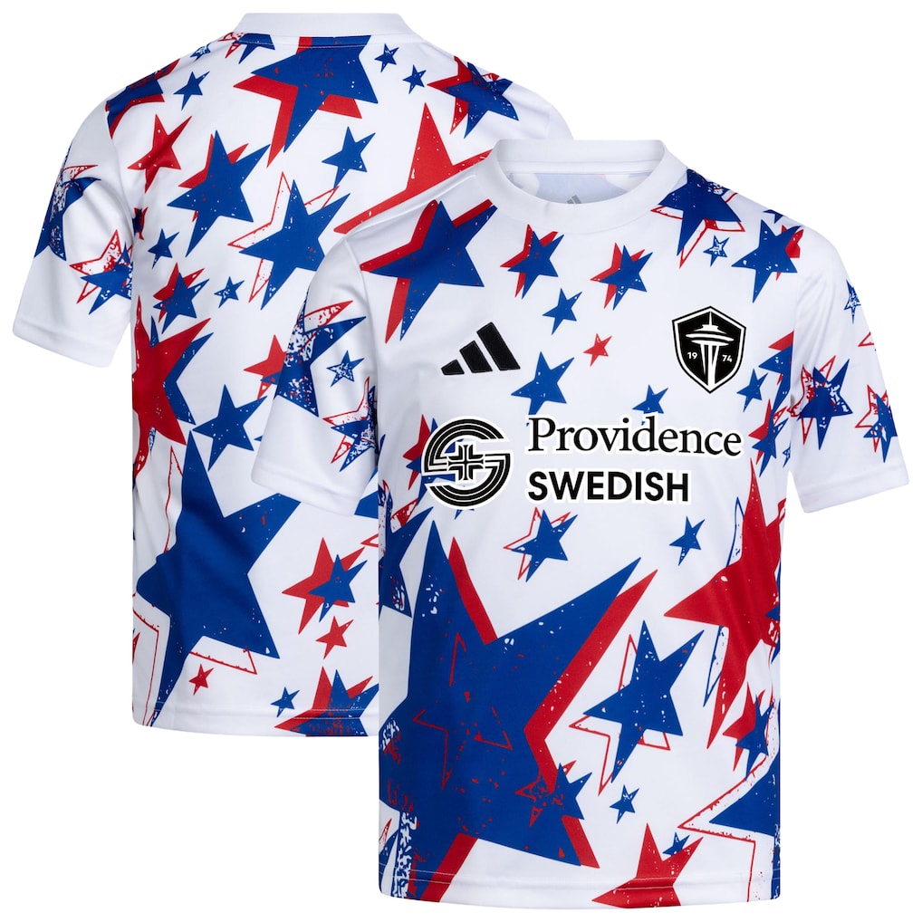 Seattle Sounders FC Youth 2026 Americana Pre-Match Jersey - White