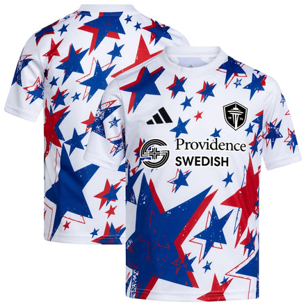 Seattle Sounders FC Youth 2026 Americana Pre-Match Jersey - White