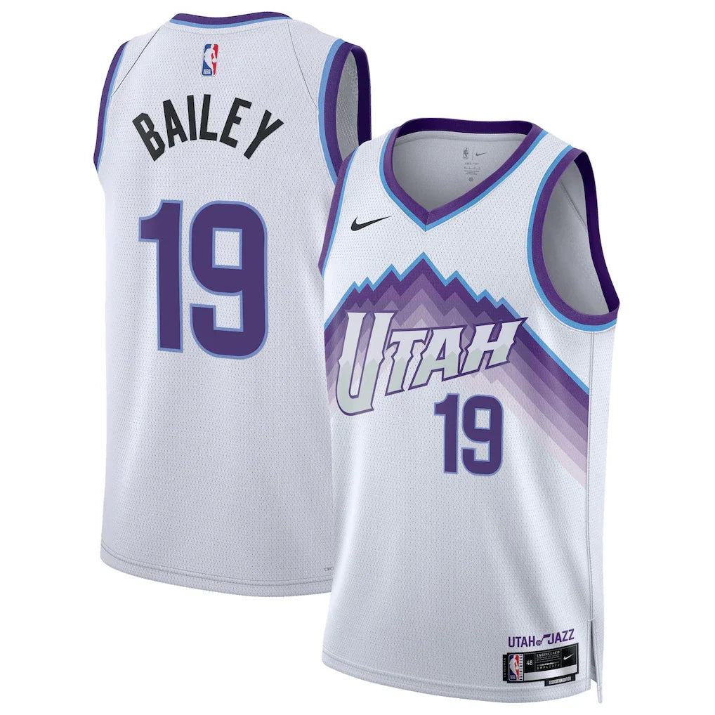 Ace Bailey Utah Jazz Unisex - Association Edition - White