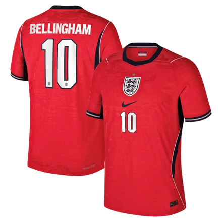 Jude Bellingham England National Team 2026 Away Match - Red