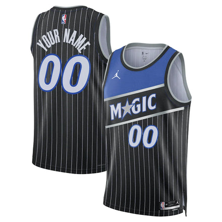 Orlando Magic Unisex Swingman Custom Jersey - Statement Edition - Black