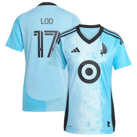 Robin Lod Minnesota United FC adidas Women's 2025 CONVERGENCE Player Jersey - Blue
