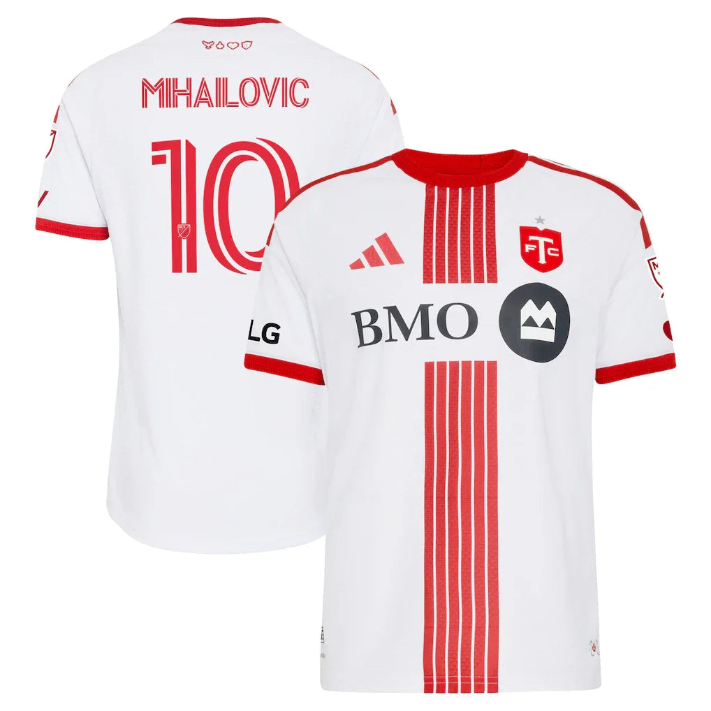 Djordje Mihailovic Toronto FC 2026 Winter Kit On-Field Patch Jersey - White