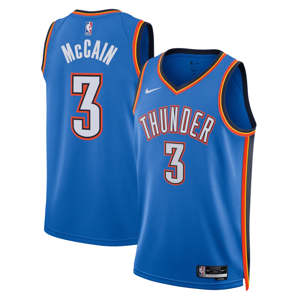 Jared McCain Oklahoma City Thunder Unisex - Icon Edition - Blue