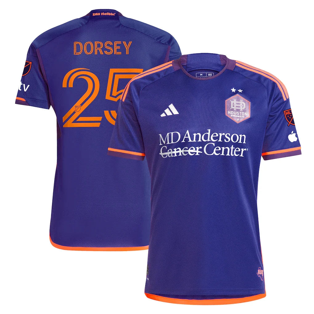 Griffin Dorsey Houston Dynamo FC 2024 Still Holdin' Player Jersey - Purple