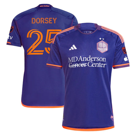 Griffin Dorsey Houston Dynamo FC 2024 Still Holdin' Player Jersey - Purple