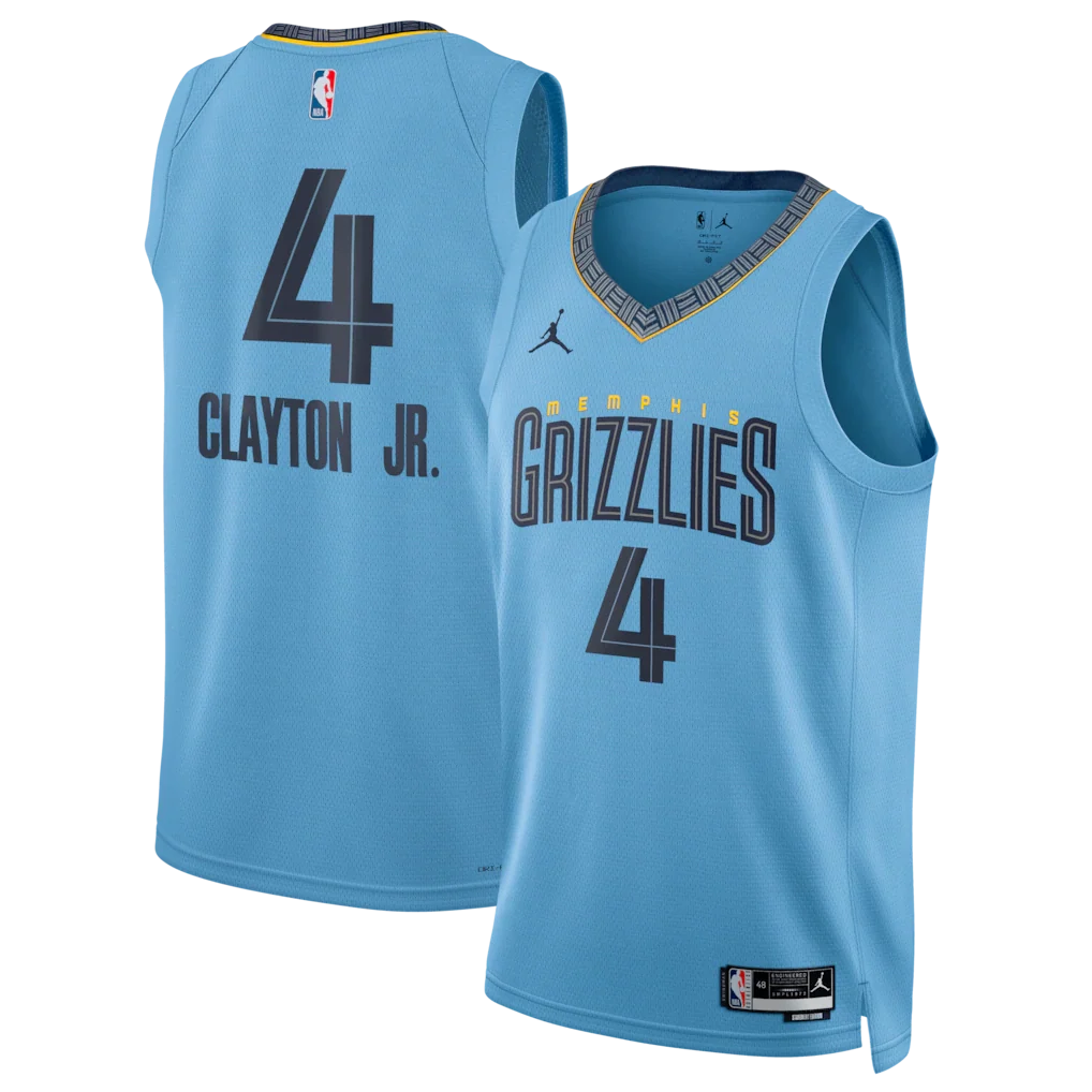 Walter Clayton Jr. Memphis Grizzlies Unisex - Statement Edition - Light Blue