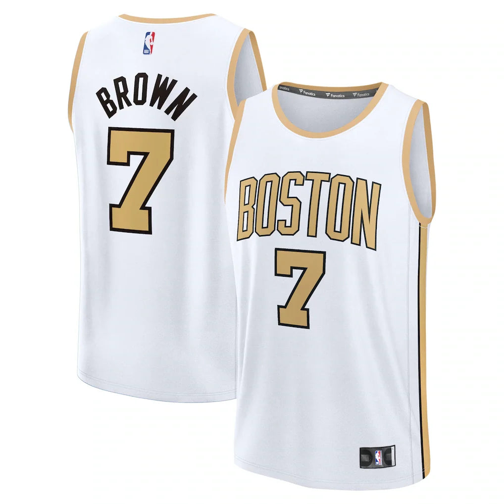 Jaylen Brown Boston Celtics 2025/26 City Edition Jersey - White