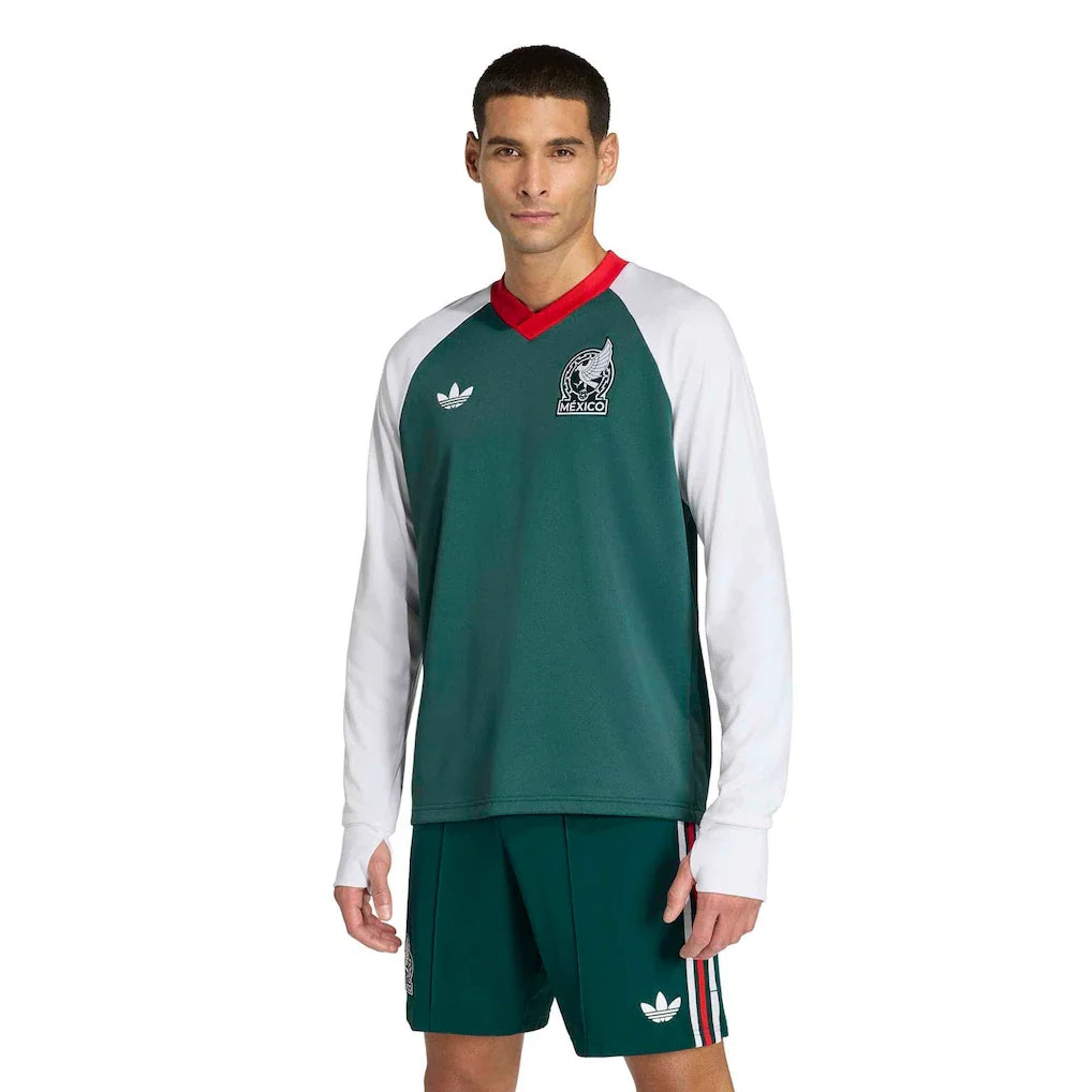 Mexico National Team 2026 Long Sleeve Pre-Match Top - Green