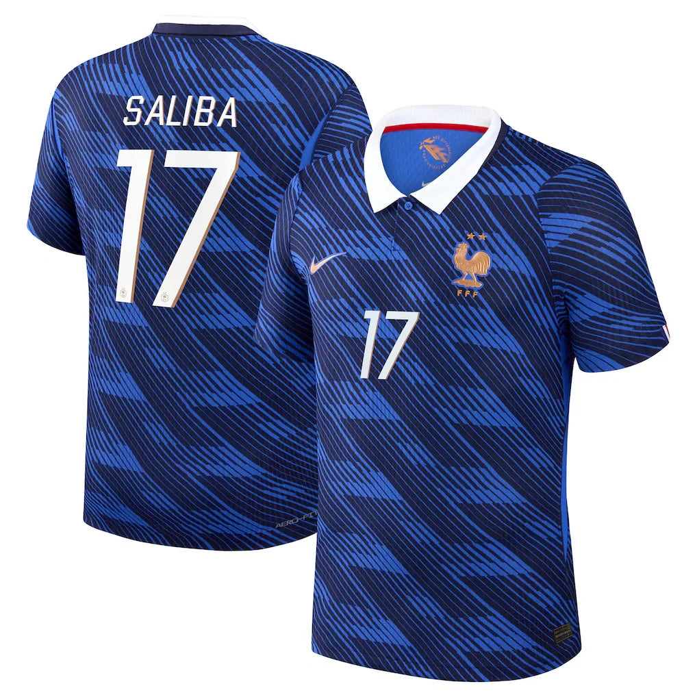 William Saliba France National Team 2026 Home Match - Blue