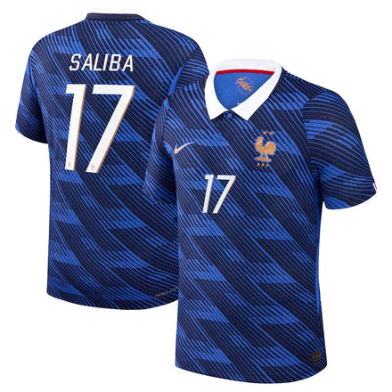 William Saliba France National Team 2026 Home Match - Blue