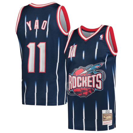 Yao Ming Houston Rockets 2002/03 Hardwood Classics - Navy
