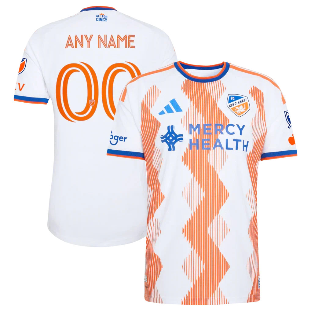 FC Cincinnati 2026 The Seven Hills Kit On-Field Patch Custom Jersey - White