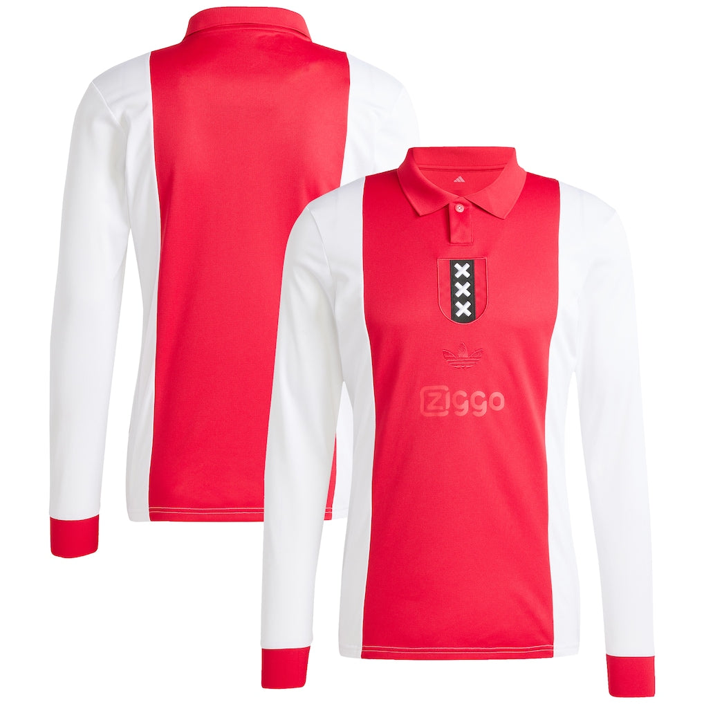Ajax adidas 125th Anniversary Long Sleeve Jersey - White