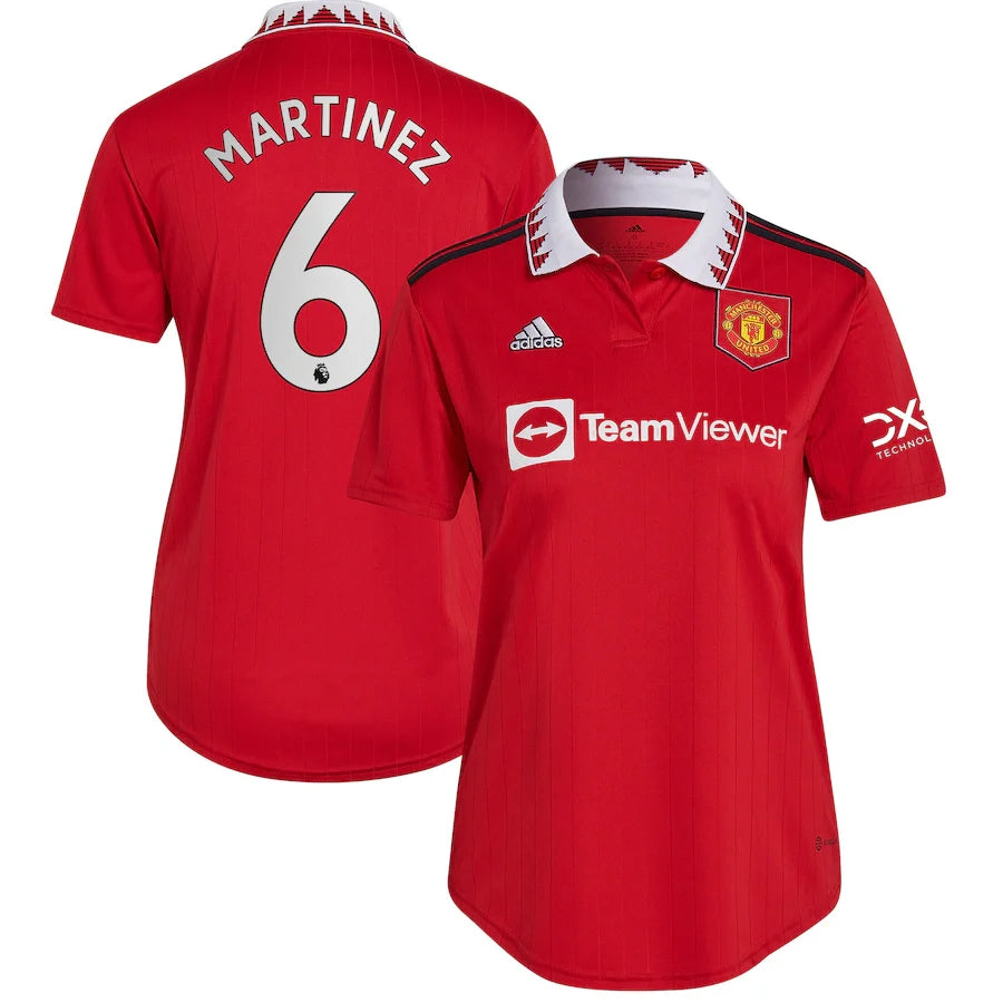 Lisandro Martínez Manchester United adidas Women's 2022/23 Home Player Jersey - Red - Retro