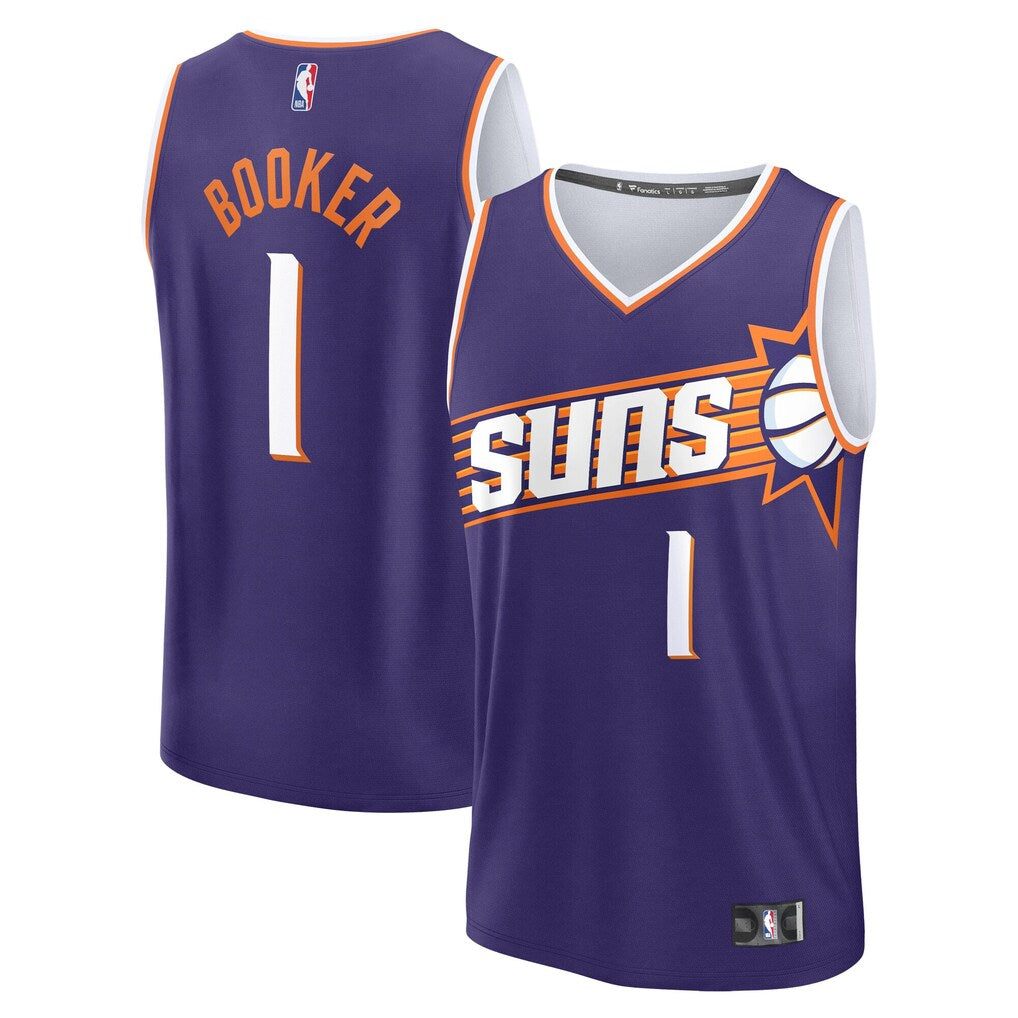 Devin Booker Phoenix Suns Big & Tall Jersey - Icon Edition - Purple