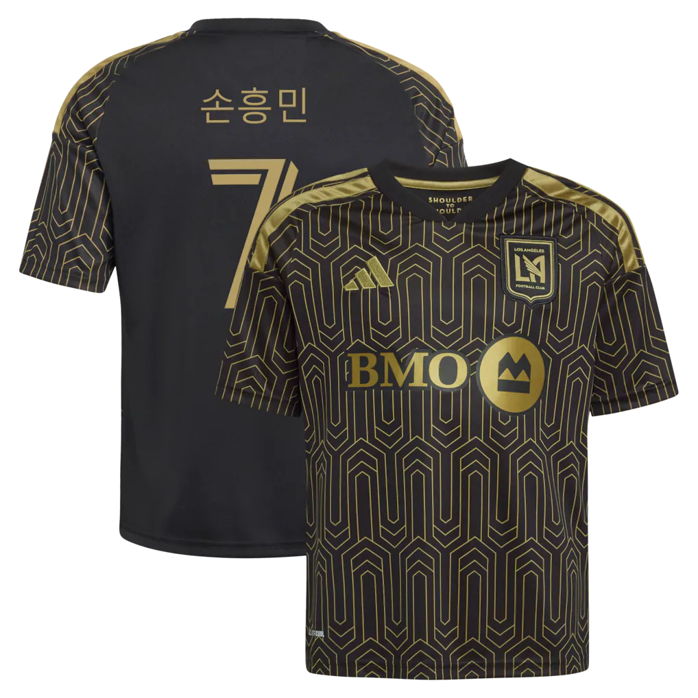 LAFC adidas Youth 2026 Primary Kit Jersey - Black