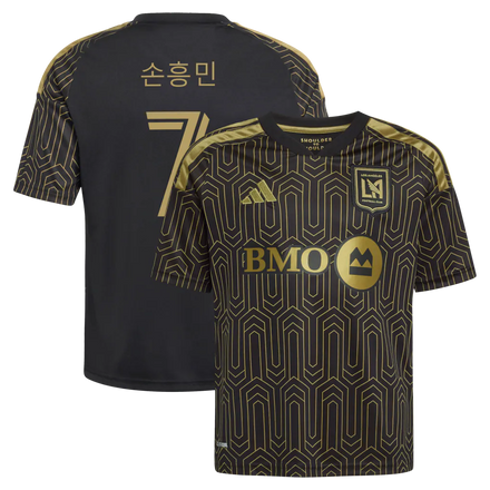 LAFC adidas Youth 2026 Primary Kit Jersey - Black
