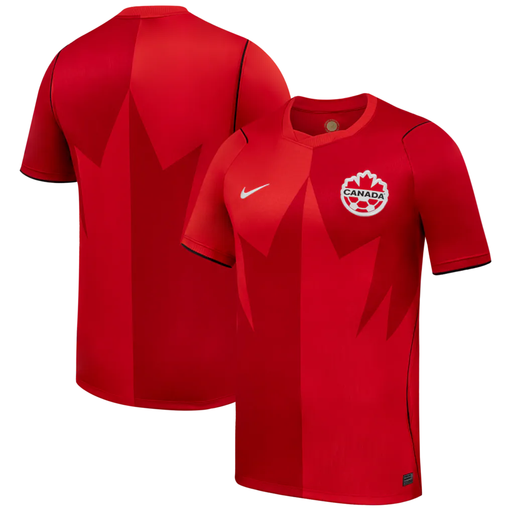 Canada Soccer Nike 2026 Home Stadium Jersey - Red