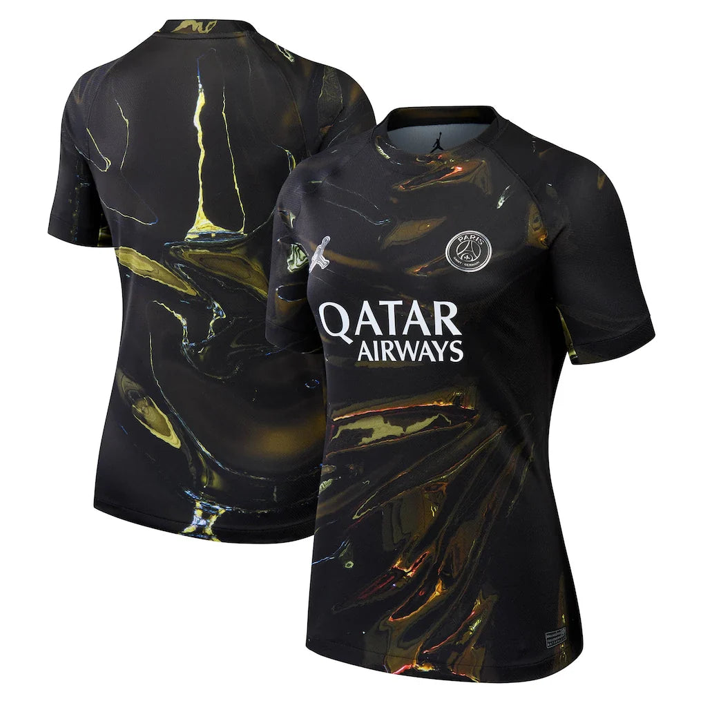 Paris Saint-Germain Jordan Brand Women's 2025/26 Fifth Stadium Jersey - Black