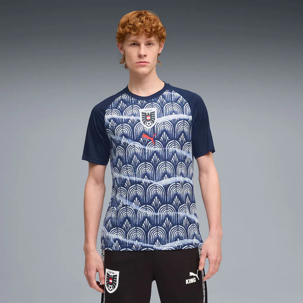 Austria National Team 2026 Pre-Match Top - Navy