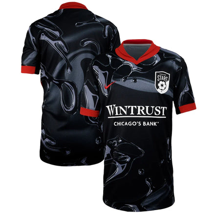 Chicago Stars FC Nike Youth 2025 Secondary Stadium Jersey - Black