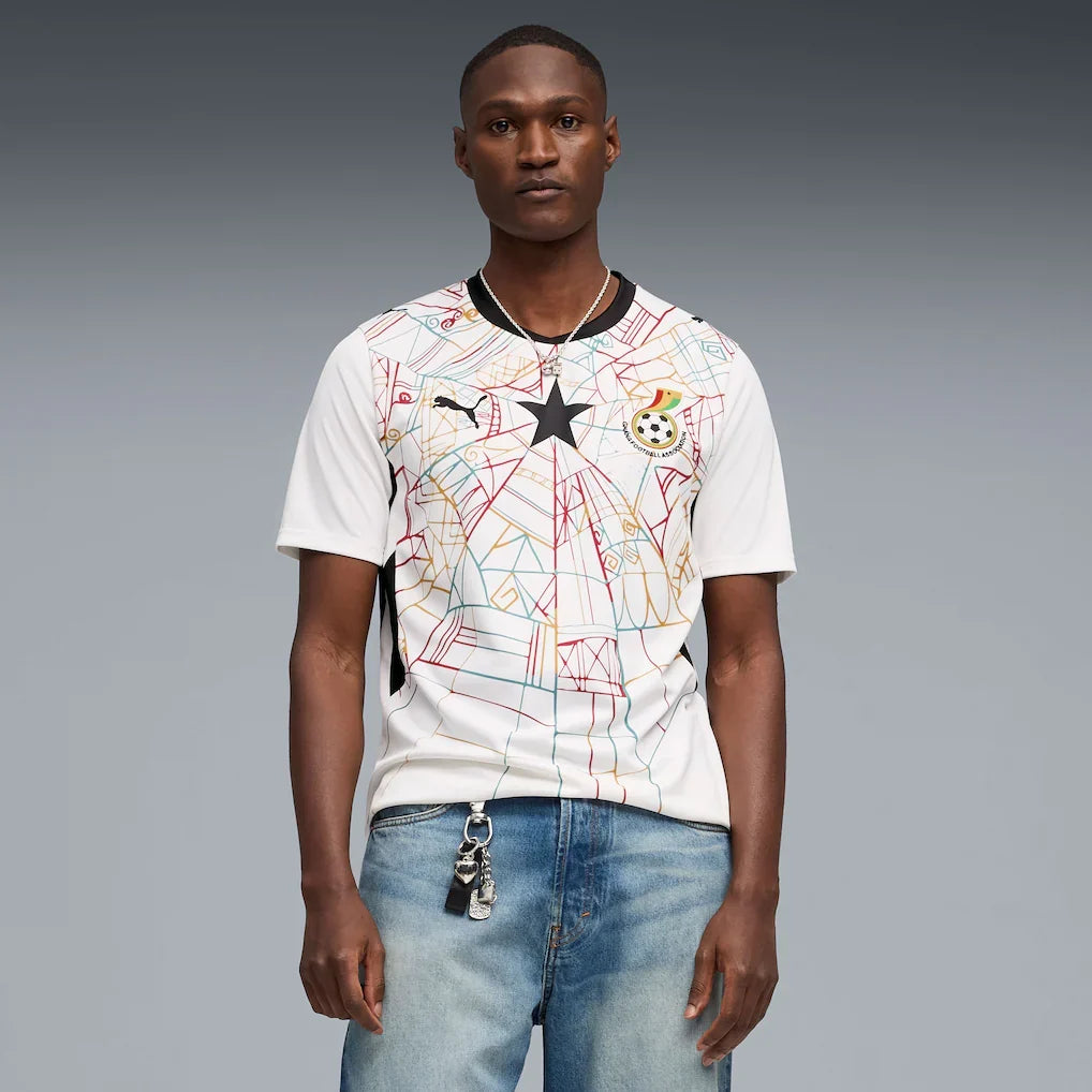 Ghana National Team Puma 2026 Home Jersey - White