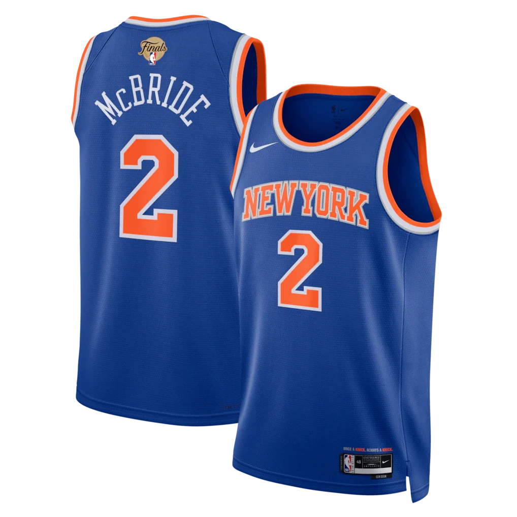 Miles McBride New York Knicks Unisex 2026 NBA Finals Patch - Icon Edition - Blue
