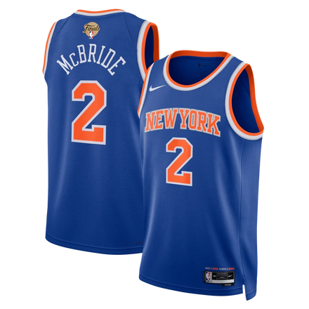 Miles McBride New York Knicks Unisex 2026 NBA Finals Patch - Icon Edition - Blue