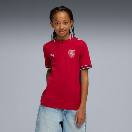 Czech Republic National Team Puma Youth 2026 Home Jersey - Red