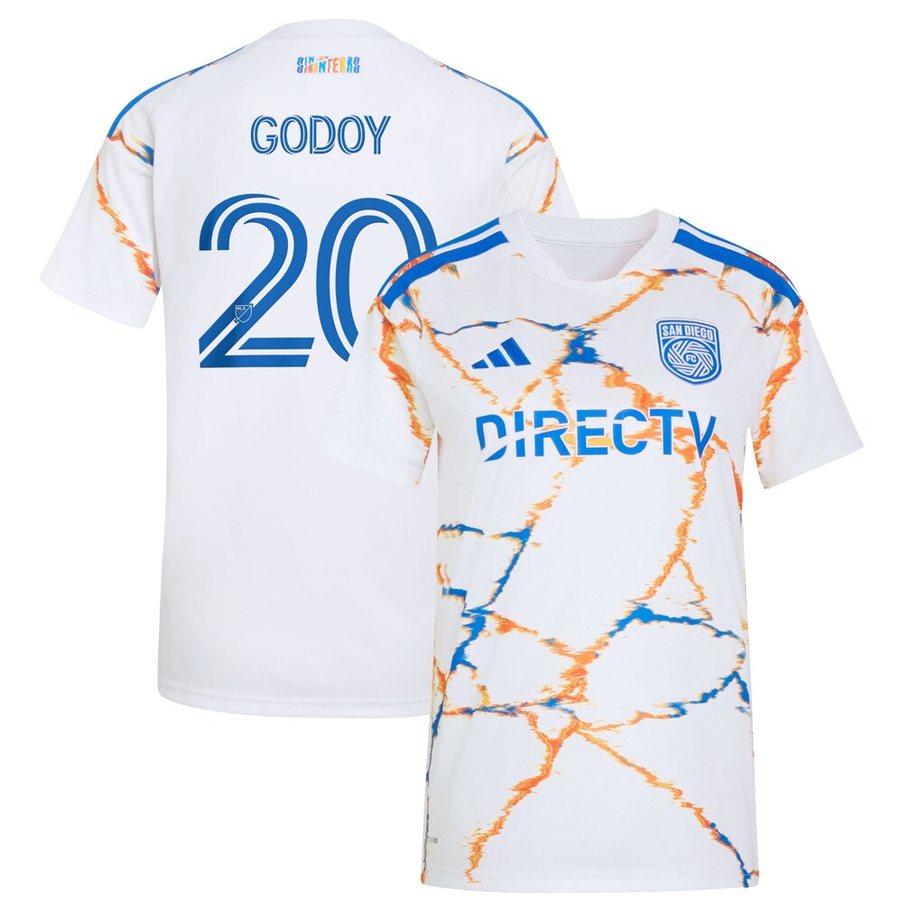 Anibal Godoy San Diego FC adidas Women's 2026 Celebration of Unprecedented Unity Kit Jersey - White