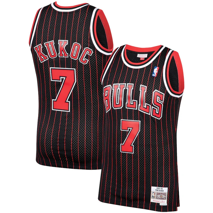 Toni Kukoc Chicago Bulls 1995/96 Hardwood Classics - Black