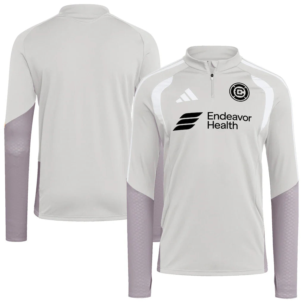 Chicago Fire 2026 Tiro Competition Quarter-Zip Training Top - Silver