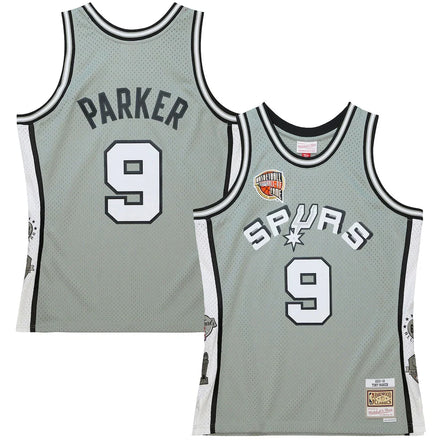 Tony Parker San Antonio Spurs Unisex Hall of Fame Class of 2023 Throwback - Gray