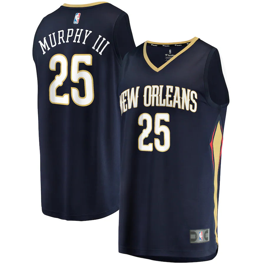 Trey Murphy III New Orleans Pelicans Fanatics Fast Break Jersey - Icon Edition - Navy