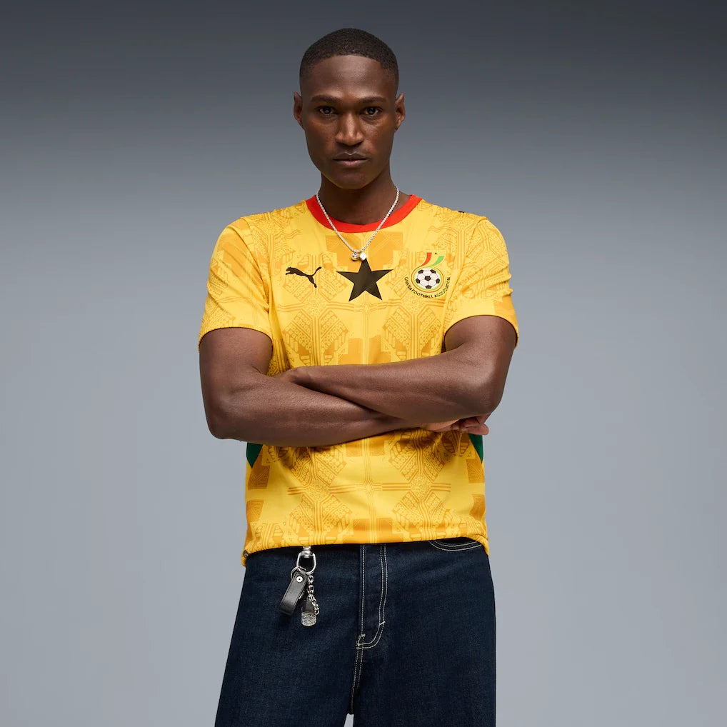 Ghana National Team Puma 2026 Away Jersey - Yellow