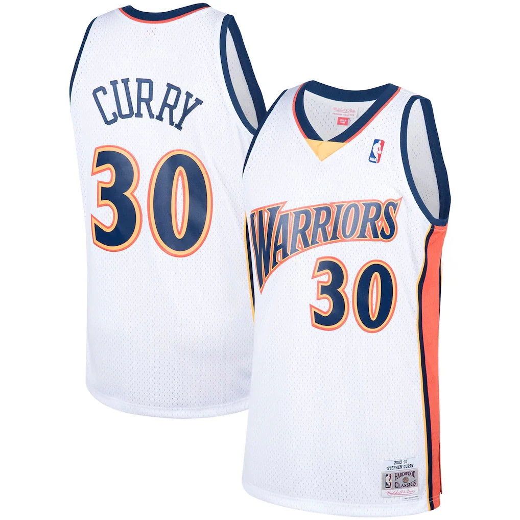 Stephen Curry Golden State Warriors Hardwood Classics - White