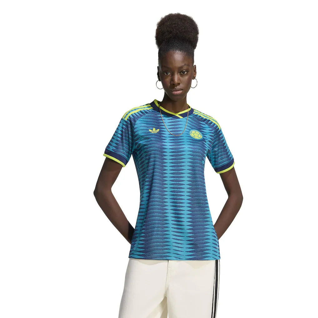 Colombia National Team adidas Women's 2026 Away Jersey - Turquoise