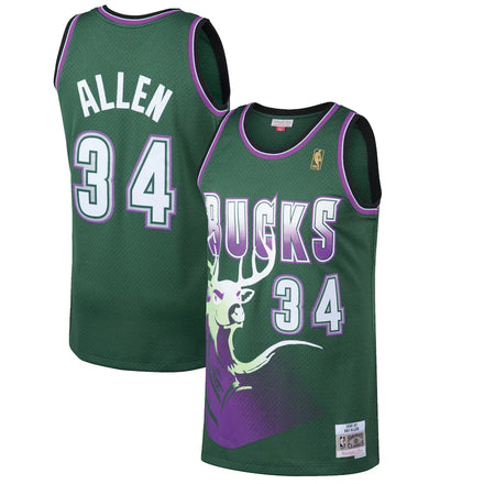 Ray Allen Milwaukee Bucks 1996/97 Hardwood Classics - Kelly Green