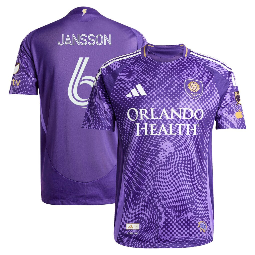 Robin Jansson Orlando City SC 2025 Perfect Storm On-Field – Purple