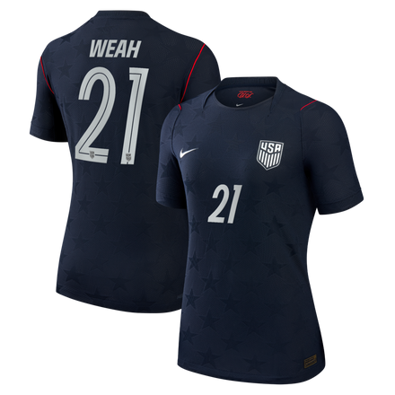 Timothy Weah USMNT Women's 2026 Away Match - Blue