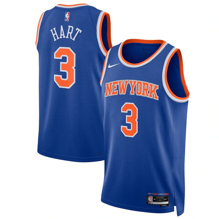 Josh Hart New York Knicks Unisex Swingman Player Jersey - Icon Edition - Blue