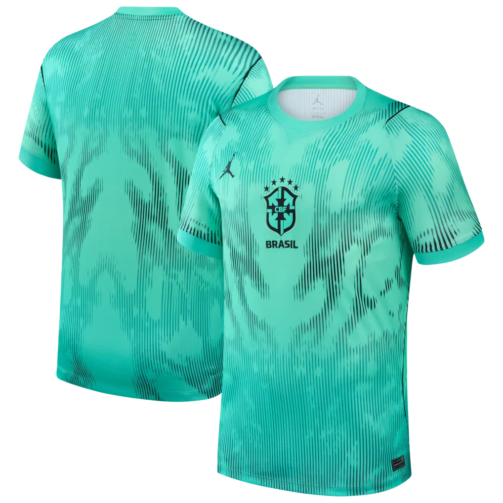 Brazil National Team Nike Men's 2026 Goalkeeper Stadium Jersey - Green