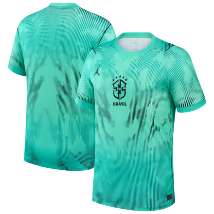 Brazil National Team Nike Men's 2026 Goalkeeper Stadium Jersey - Green