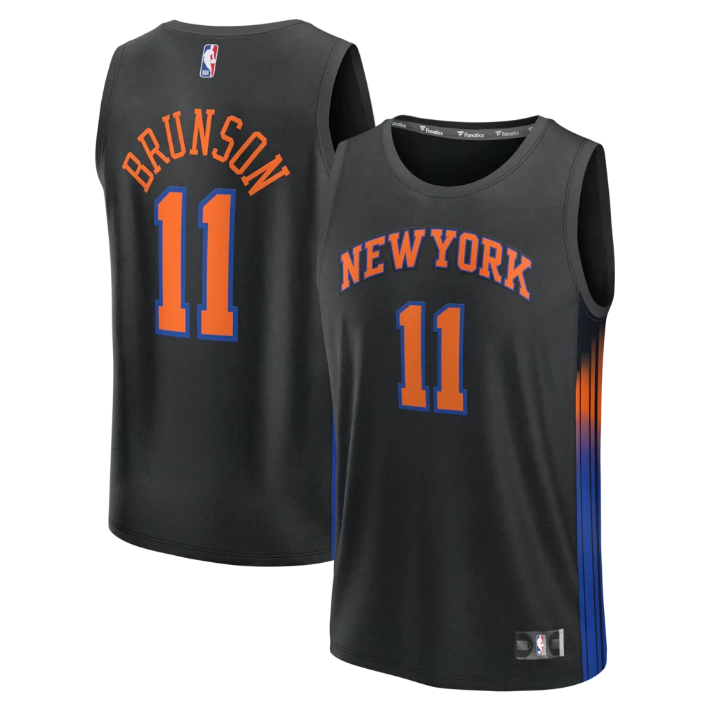 Jalen Brunson New York Knicks Jersey - Statement Edition - Black