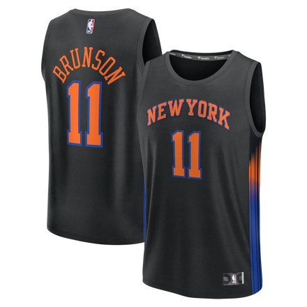 Jalen Brunson New York Knicks Jersey - Statement Edition - Black