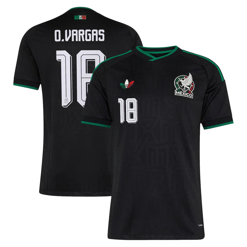 Obed Vargas Mexico National Team 2026 Third On-Field - Black