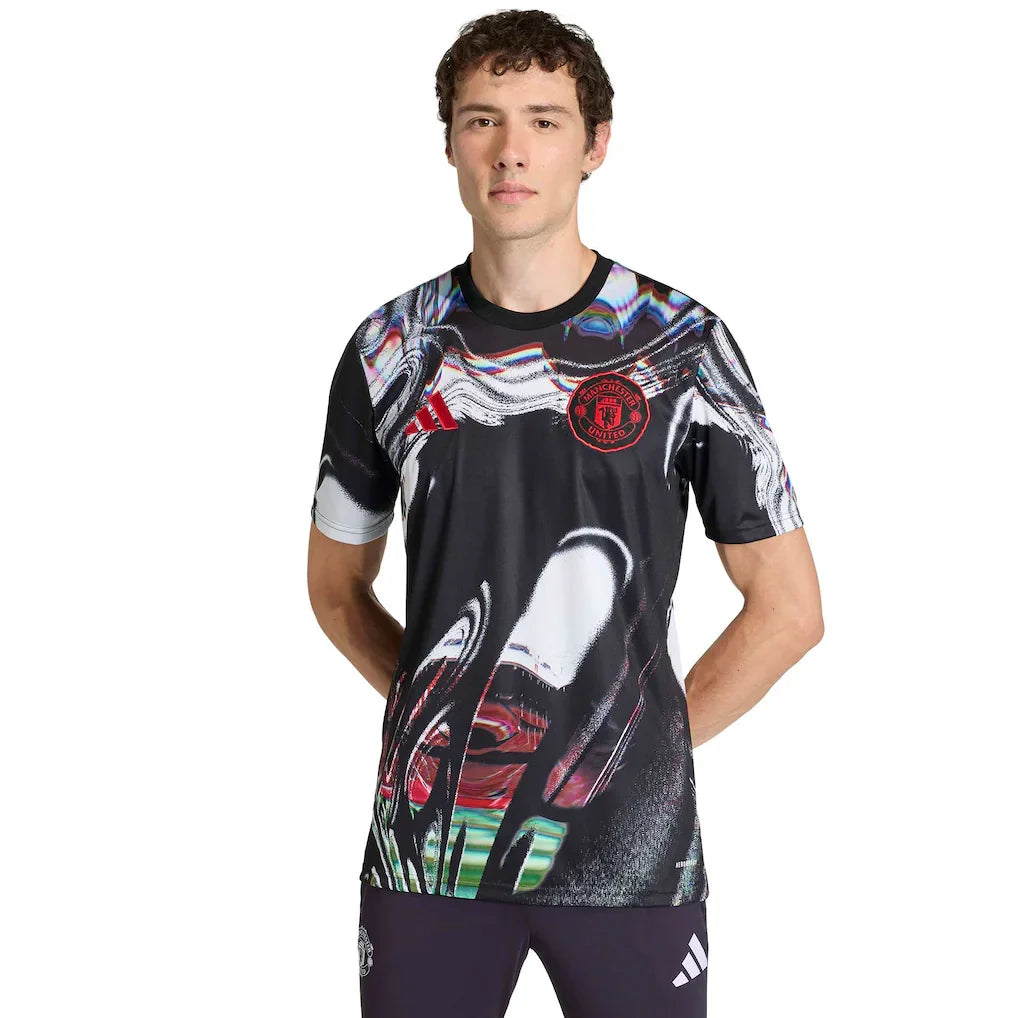Manchester United 2025/26 Pre-Match Training Jersey - Black