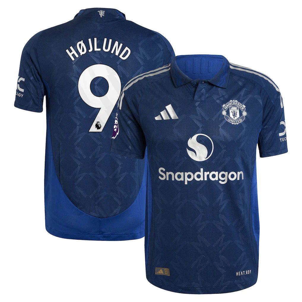 Rasmus Højlund Manchester United 2024/25 Away Player Jersey - Navy